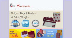 Desktop Screenshot of aditihandicrafts.com
